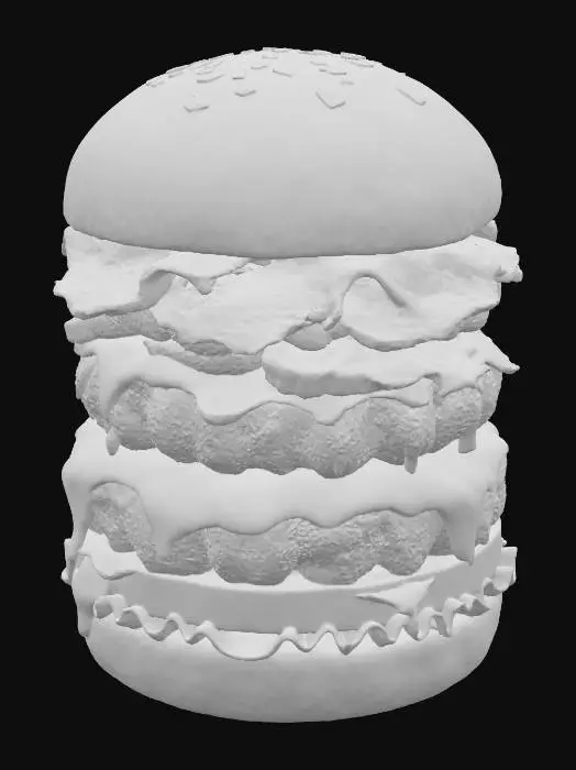 3D model for The Colossus Burger, #food#