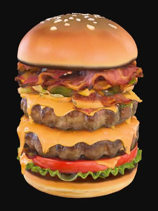 3D model for The Colossus Burger, #food#