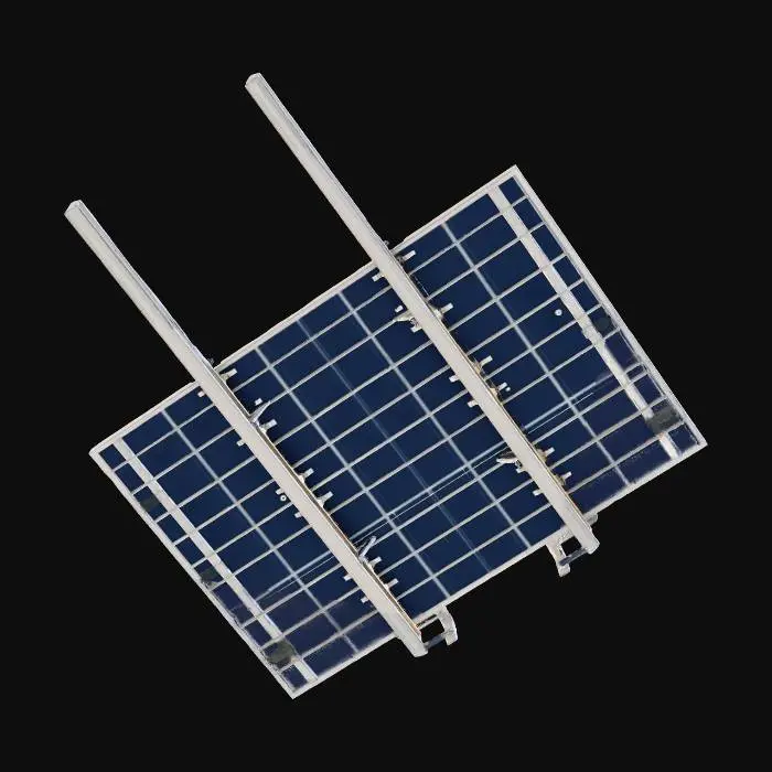3D model for Solar Panel on Roof
