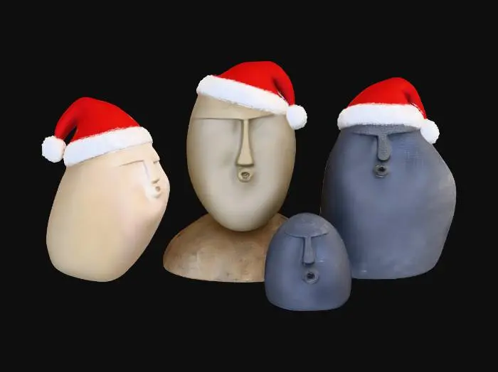 3D model for Festive Stone Singers