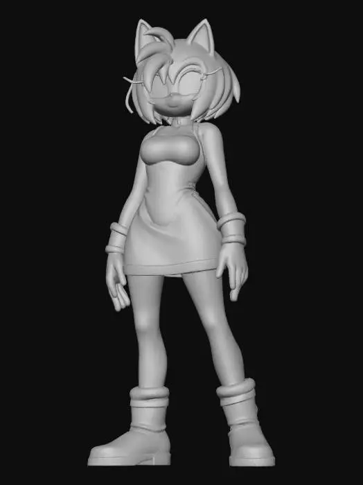 3D model for Pink Hedgehog Adventure