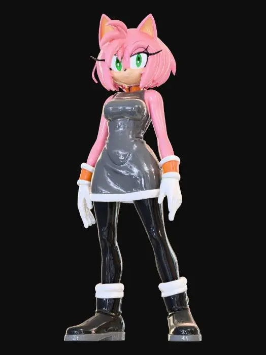 3D model for Pink Hedgehog Adventure