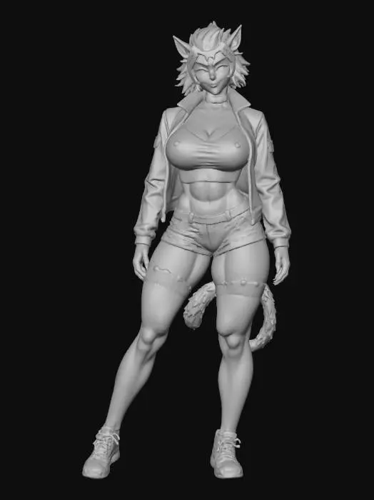 3D model for Feline Stroll