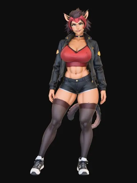 3D model for Feline Stroll