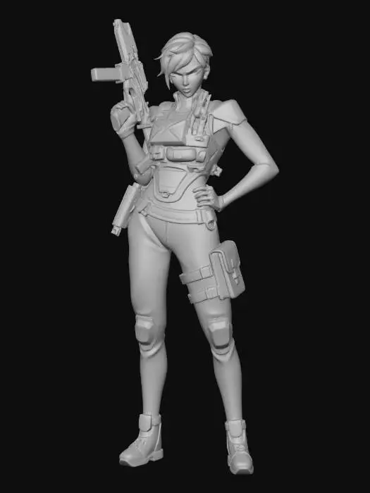 3D model for Cyber Officer