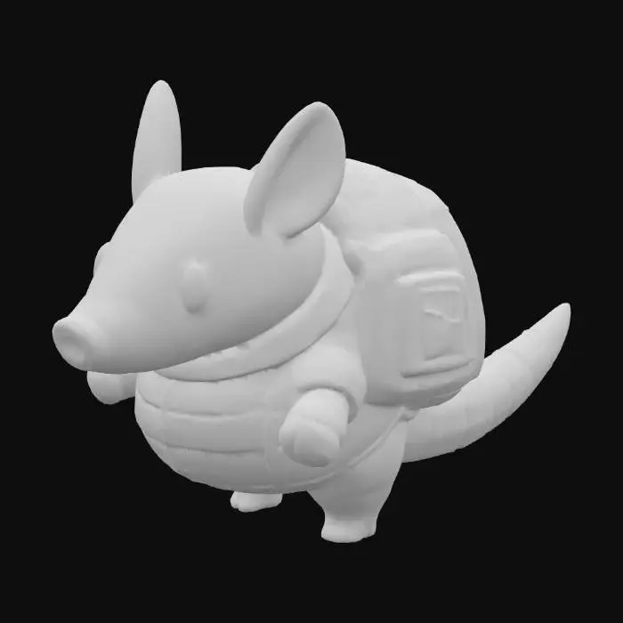 3D model for Adventurous Armadillo