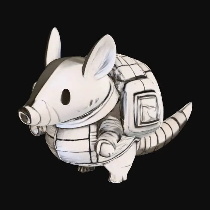 3D model for Adventurous Armadillo