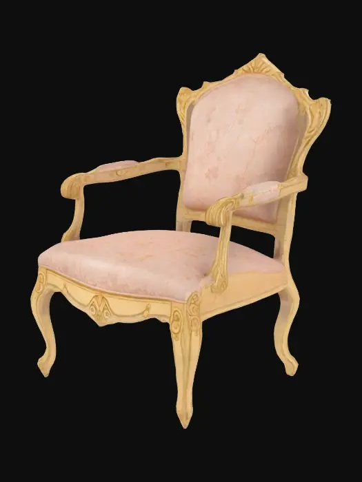 3D model for Floral Elegance Chair