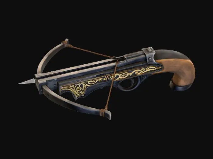 3D model for Ornate 1 hand crossbow