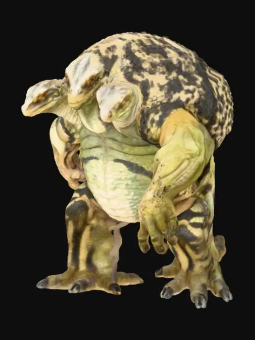 3D model for Triheaded Tyrant