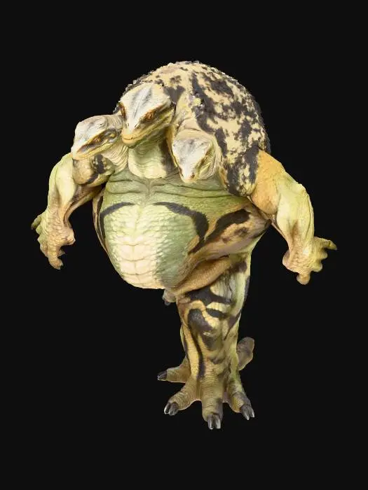 3D model for Triheaded Tyrant