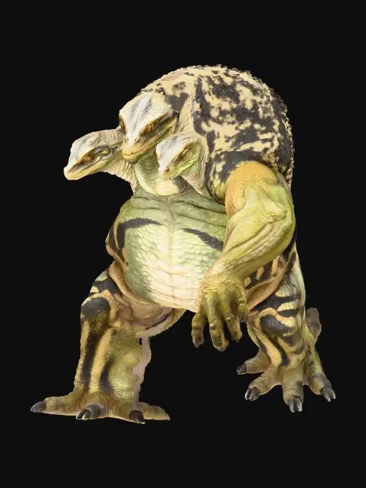 3D model for Triheaded Tyrant