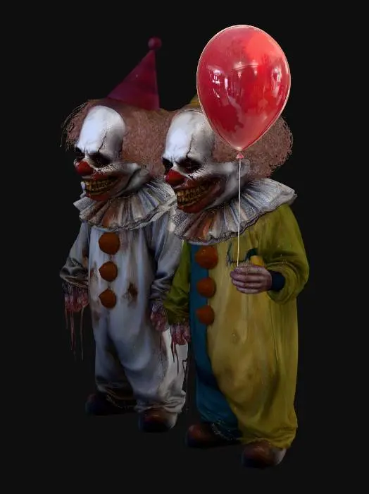 3D model for Clown Twins in the Mist