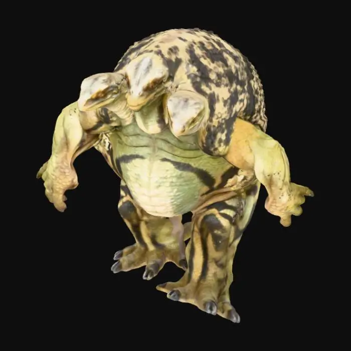 3D model for Triheaded Tyrant