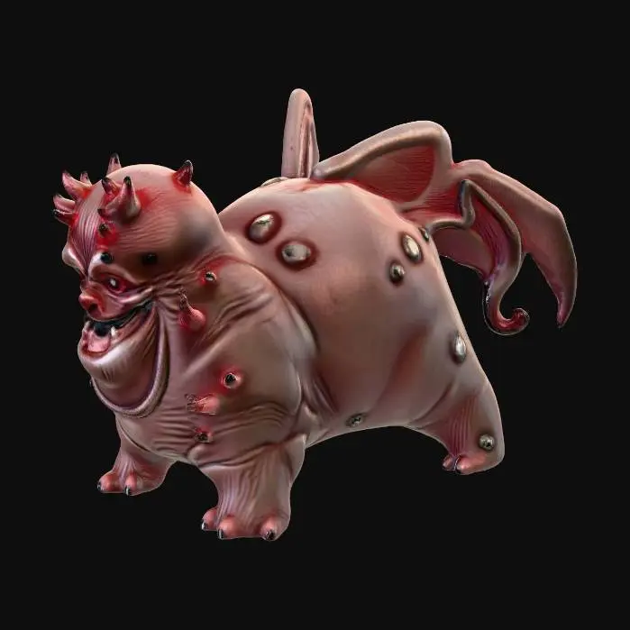 3D model for Monstrous Laughter