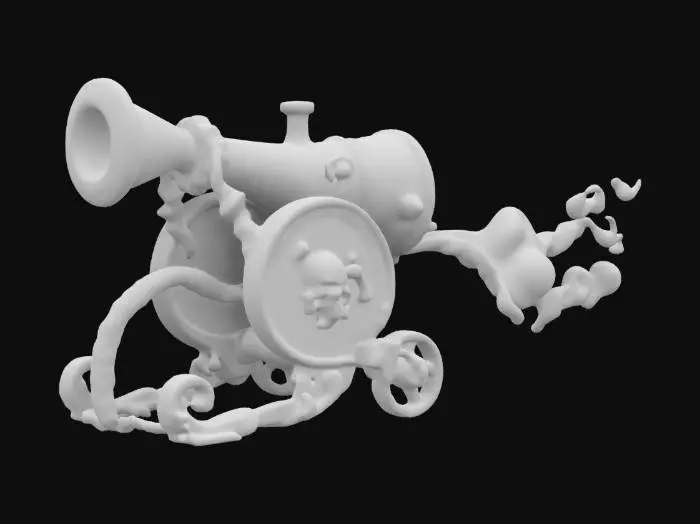 3D model for Dullahan fart weapon, epic fart, #ChronoForgeWeapon#