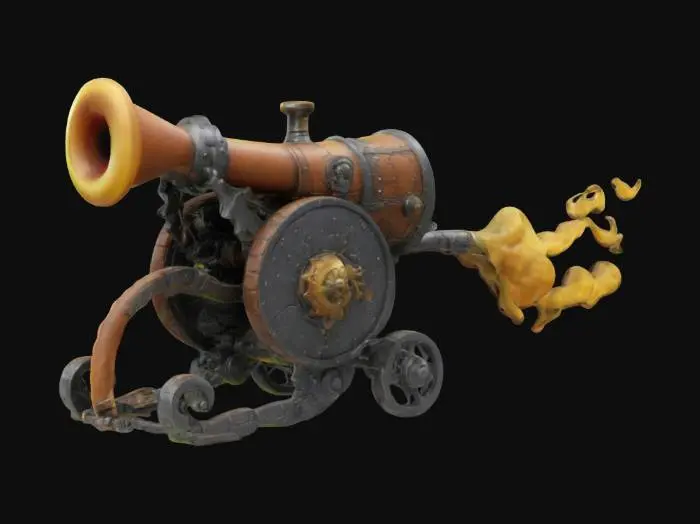 3D model for Dullahan fart weapon, epic fart, #ChronoForgeWeapon#