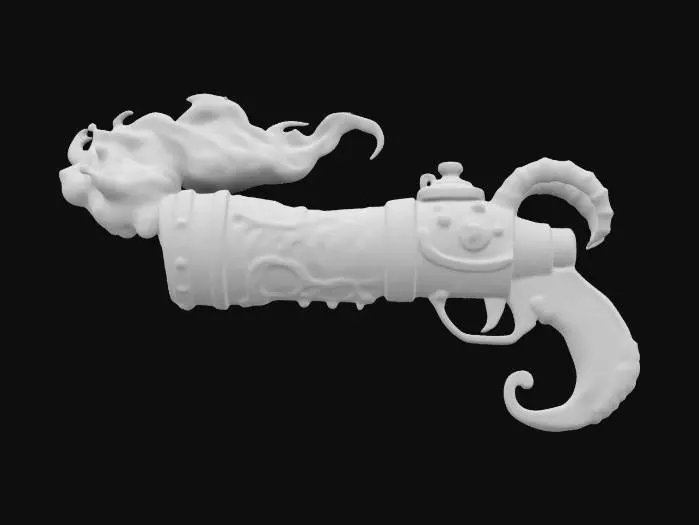 3D model for Dullahan fart weapon, epic fart, #ChronoForgeWeapon#