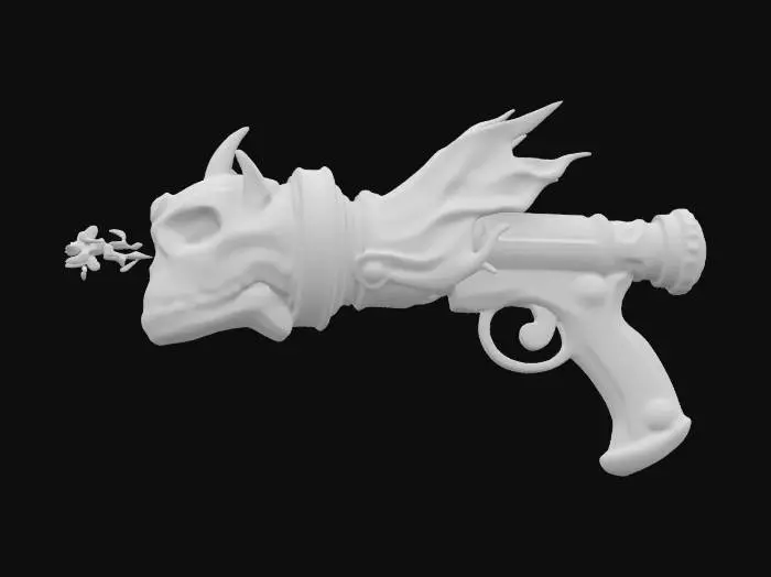 3D model for Dullahan fart weapon, epic fart, #ChronoForgeWeapon#