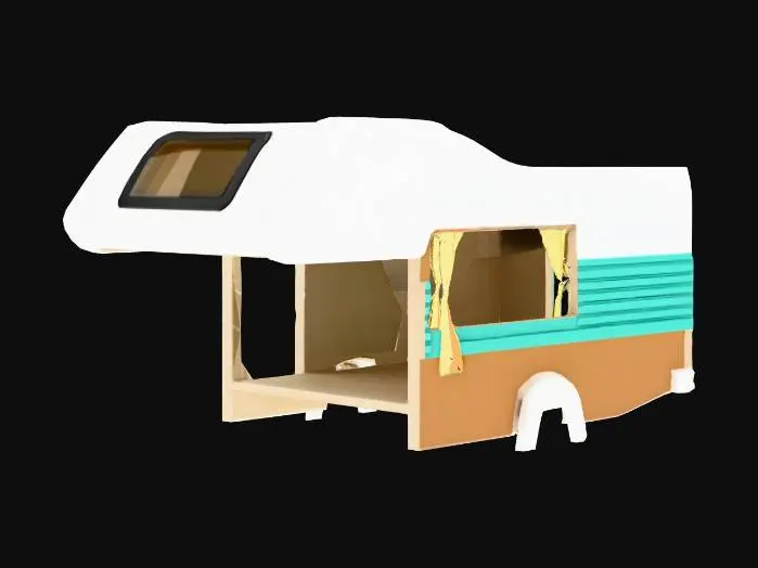 3D model for Camper Blueprint