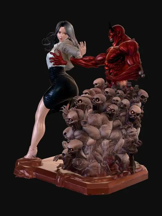 3D model for Executive vs Demon