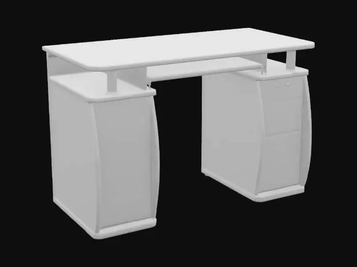 3D model for Wooden Office Desk