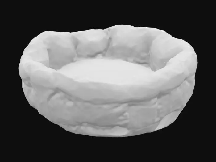 3D model for Cozy Nest Bed