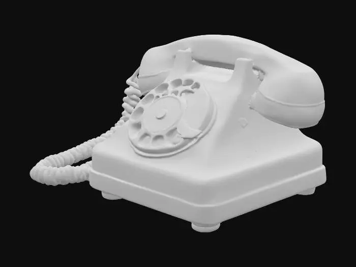 3D model for Vintage Rotary Telephone