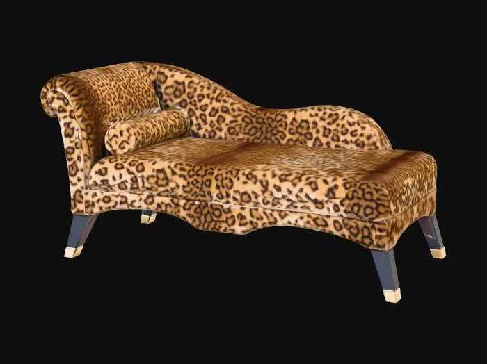 3D model for Leopard Lounger