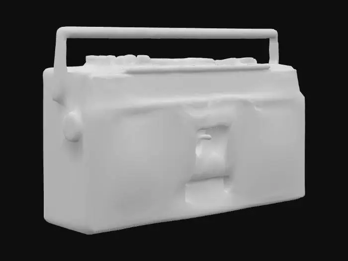 3D model for Boombox Classic, #PBR#