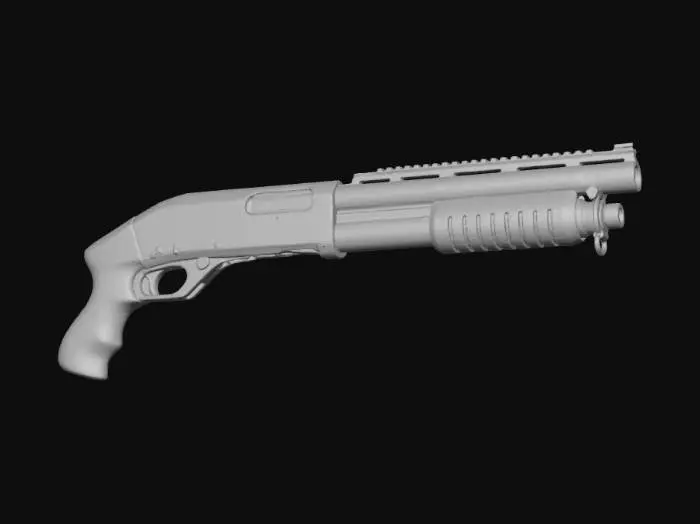3D model for Shotgun Silhouette