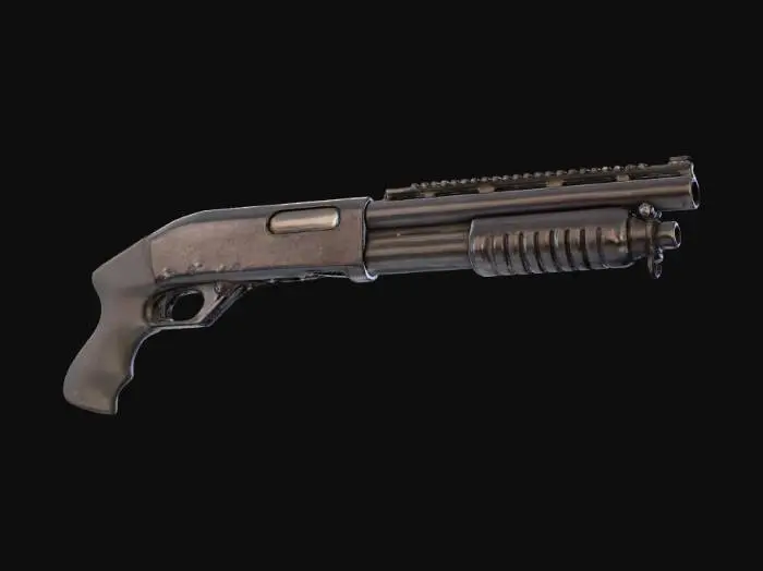 3D model for Shotgun Silhouette