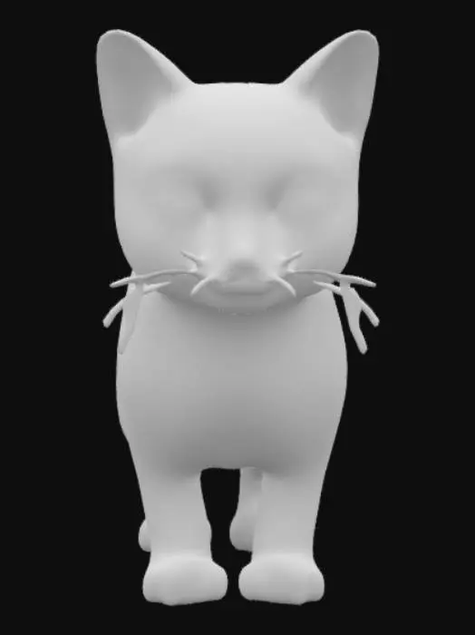 3D model for Curious Kitten