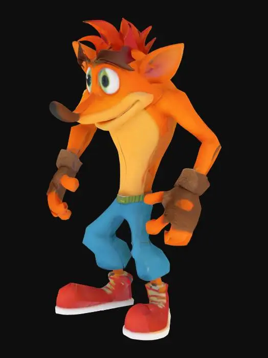 3D model for Character in Sneakers