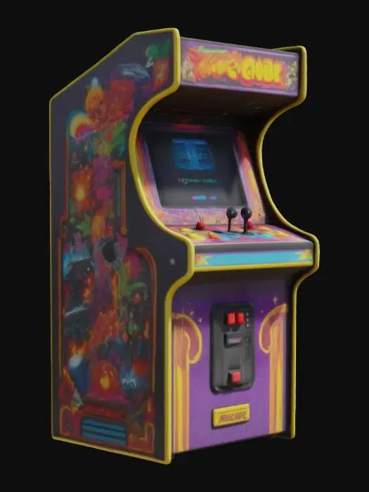 3D model for Retro Arcade Machine