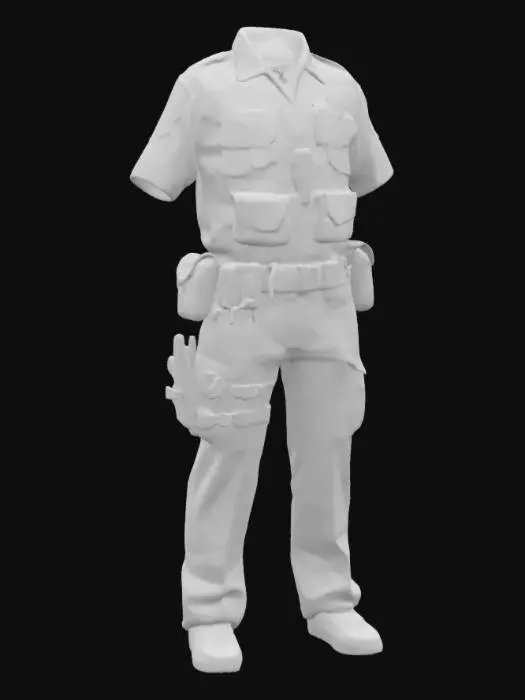 3D model for Police Uniform Display