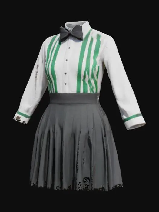3D model for Traditional Waitstaff Attire