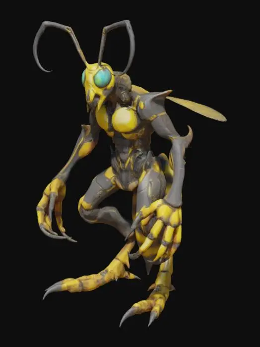 3D model for Hornet Warrior