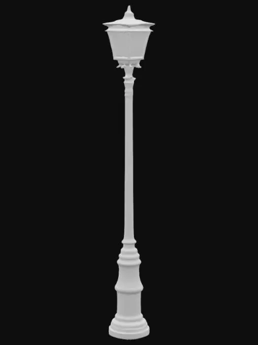 3D model for a street light, highly detailed, 4K, ultra realistic
