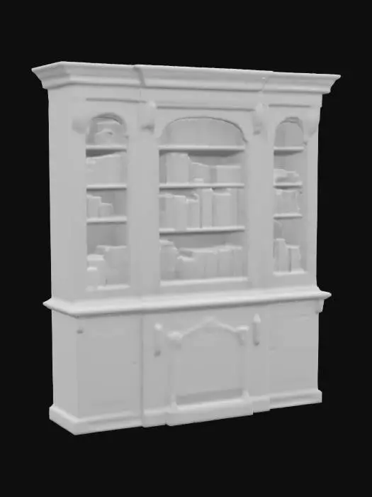 3D model for Victorian Mahogany Bookcase