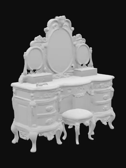 3D model for Ornate Vanity Table