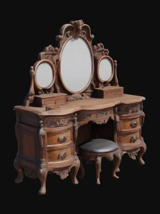 3D model for Ornate Vanity Table