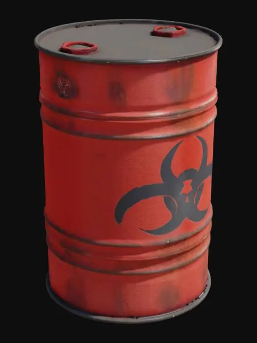 3D model for Biohazard Barrel