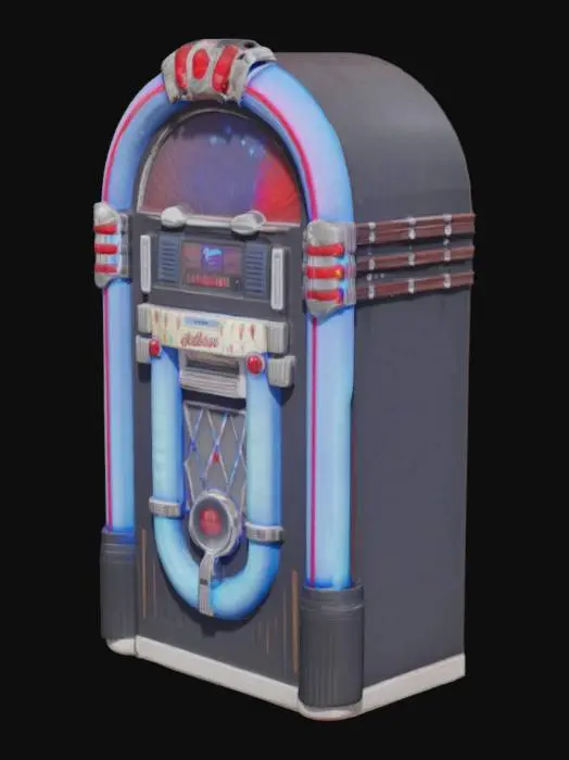 3D model for Retro Jukebox