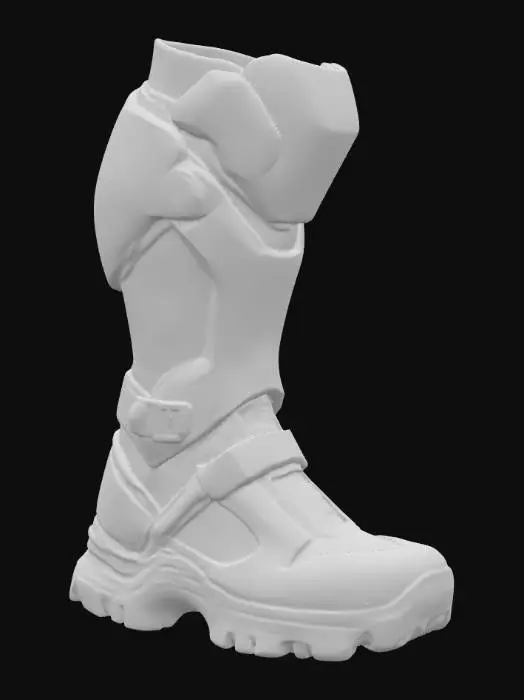 3D model for Futuristic Battle Boot