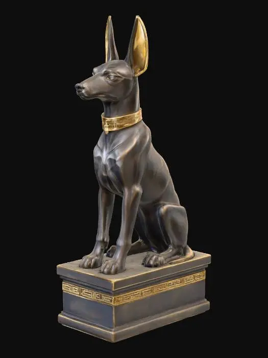 3D model for Anubis Statue
