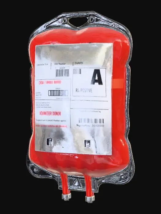 3D model for Blood Donation Bag