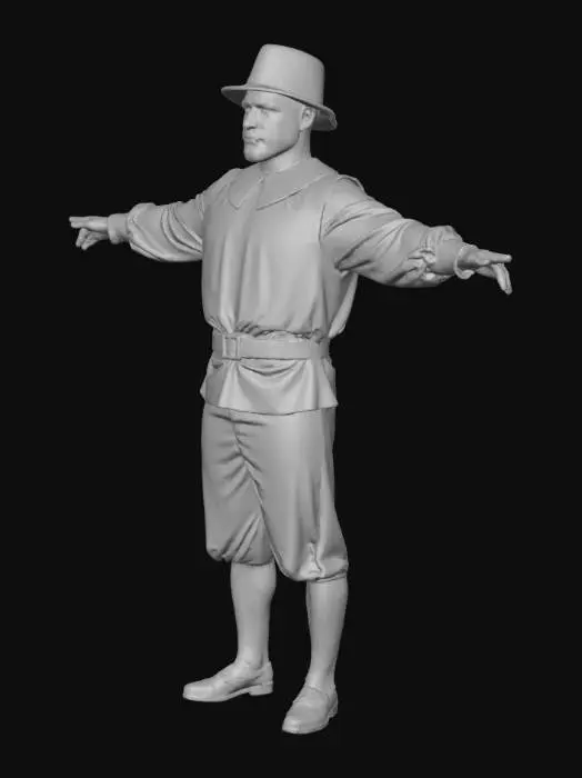 3D model for Pilgrim Attire