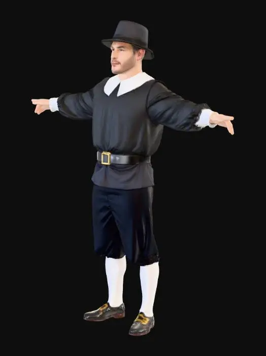 3D model for Pilgrim Attire