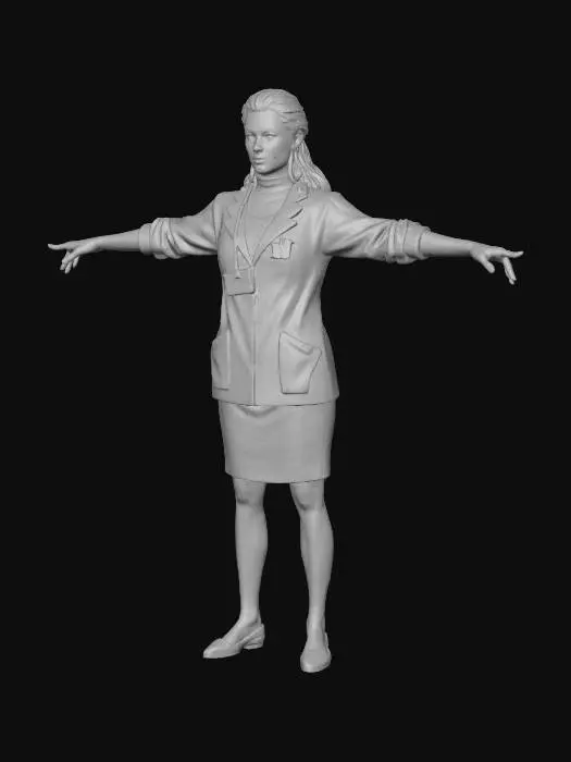 3D model for Medical Professional Portrait